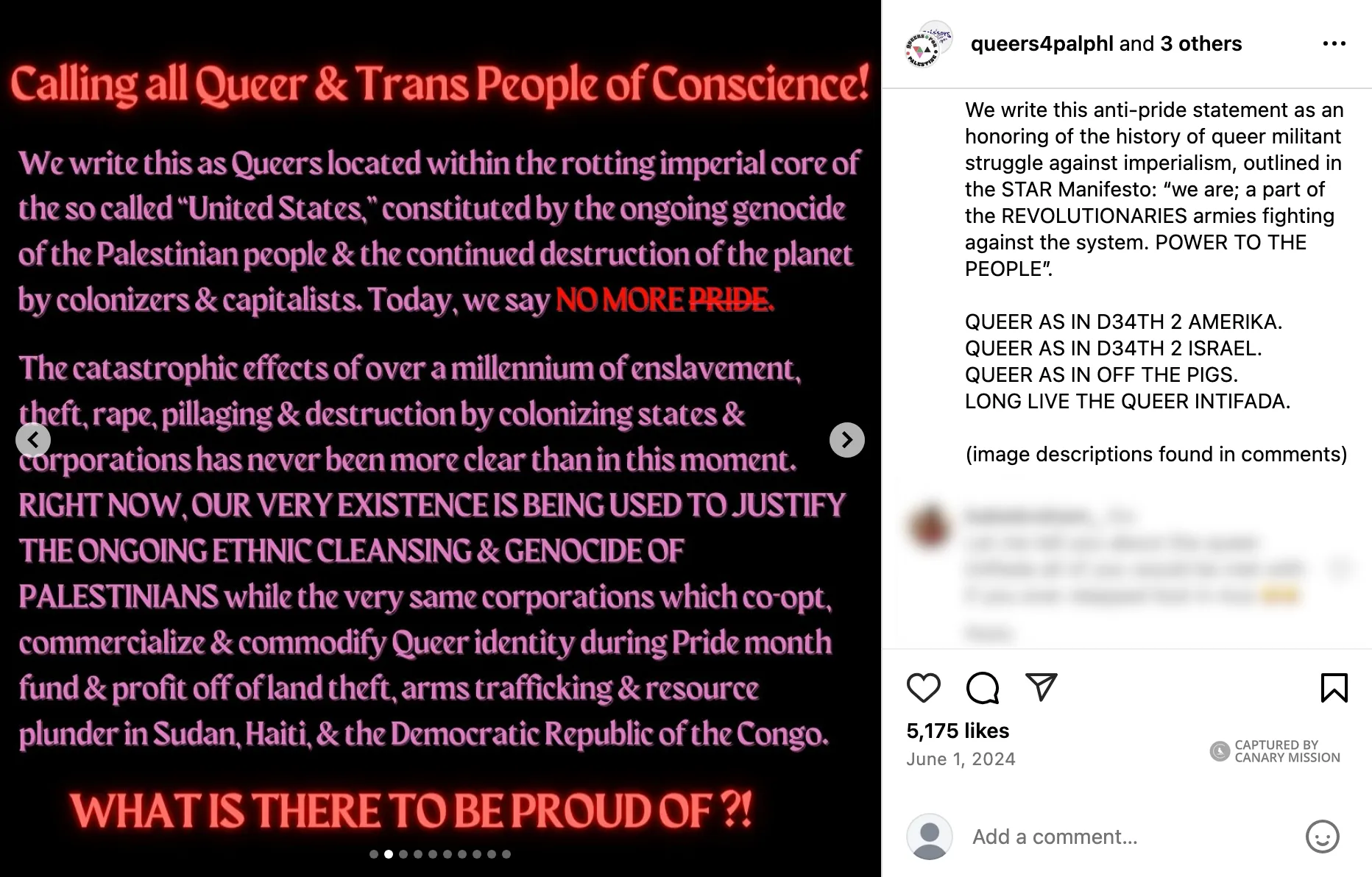 Queers 4 Palestine Statement.png